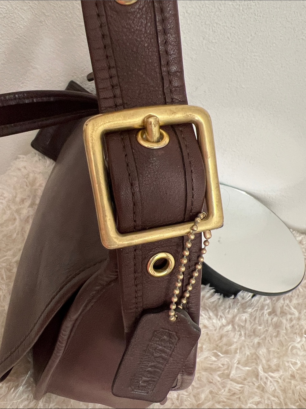 Coach Mahogany Patricia’s Legacy Flap Saddle Bag with Multi Function Wallet - Picture 15 of 16